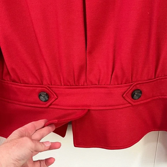 CAbi Women's Vibrant Red Blazer - Picture 3 of 9